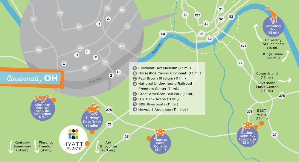 Hyatt Place Cincinnati Airport Florence Eksteriør billede
