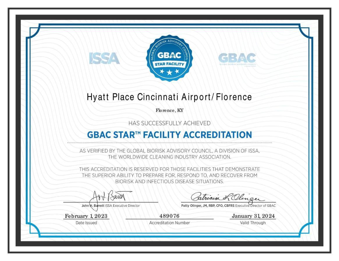 Hyatt Place Cincinnati Airport Florence Eksteriør billede